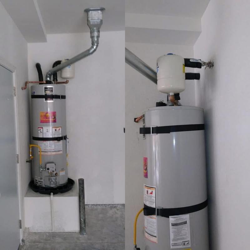 50 Gallon Bradford White Gas Water Heater Installation