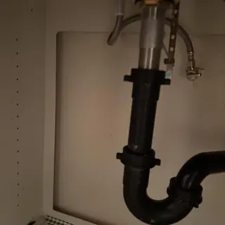 Toilet quarter turn angle stop and supply line installation