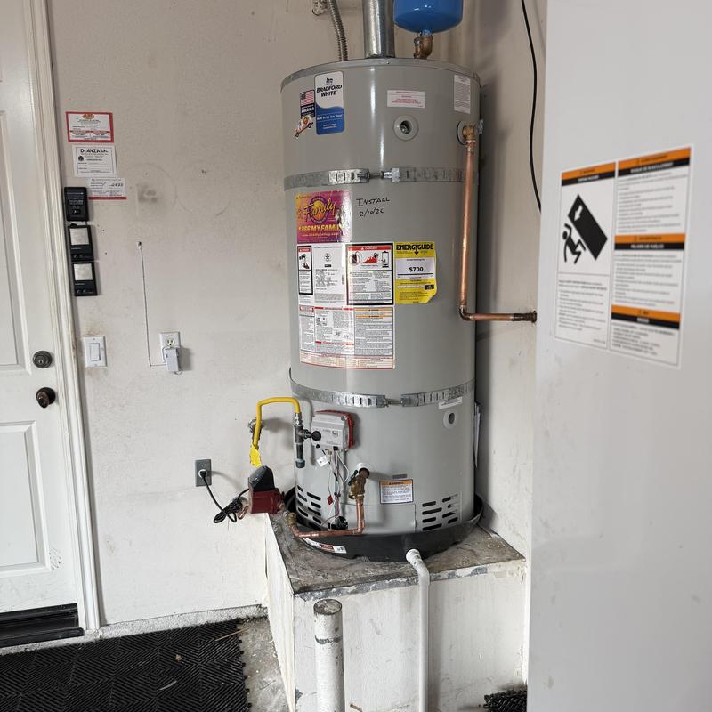 75 Gallon Propane Water Heater with Expansion Tank