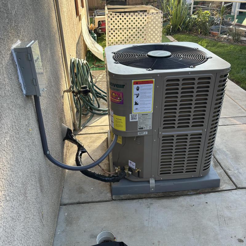 Innovair 5 ton 20 SEER heat pump with disconnect box
