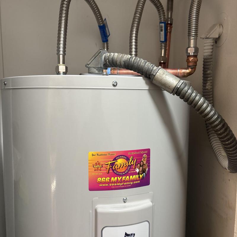 Bradford White 40 gallon electric water heater installation