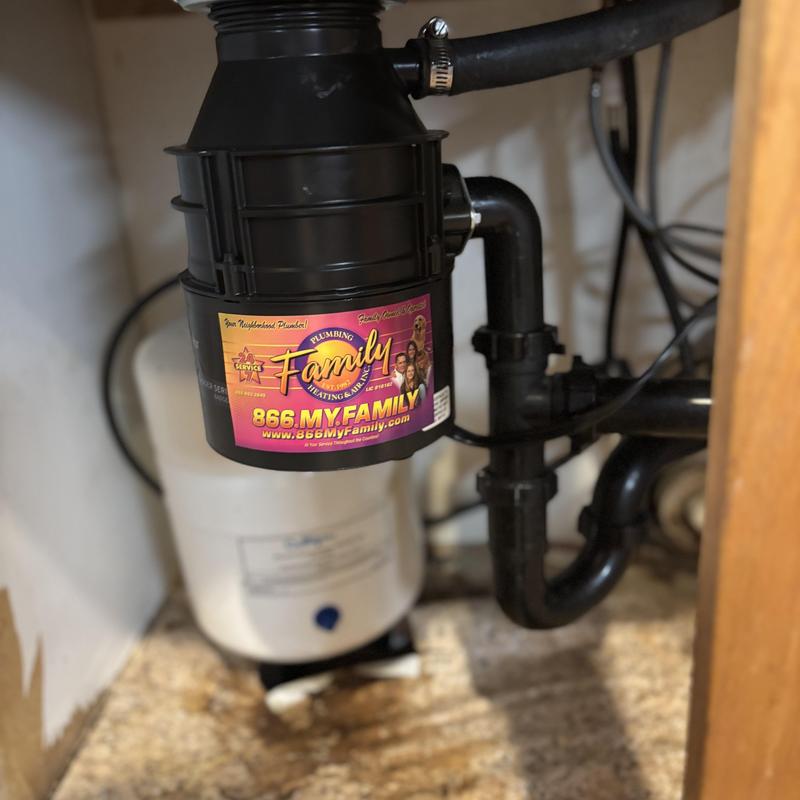 Badger 5 Incinerator garbage disposal under sink installation