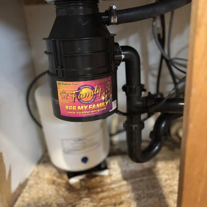 Badger 5 Incinerator garbage disposal under sink installation