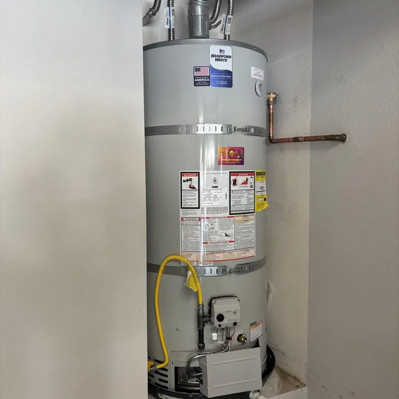 Bradford White 75 Gallon Natural Gas Water Heater installation