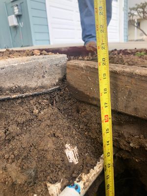 Gas line work job photo