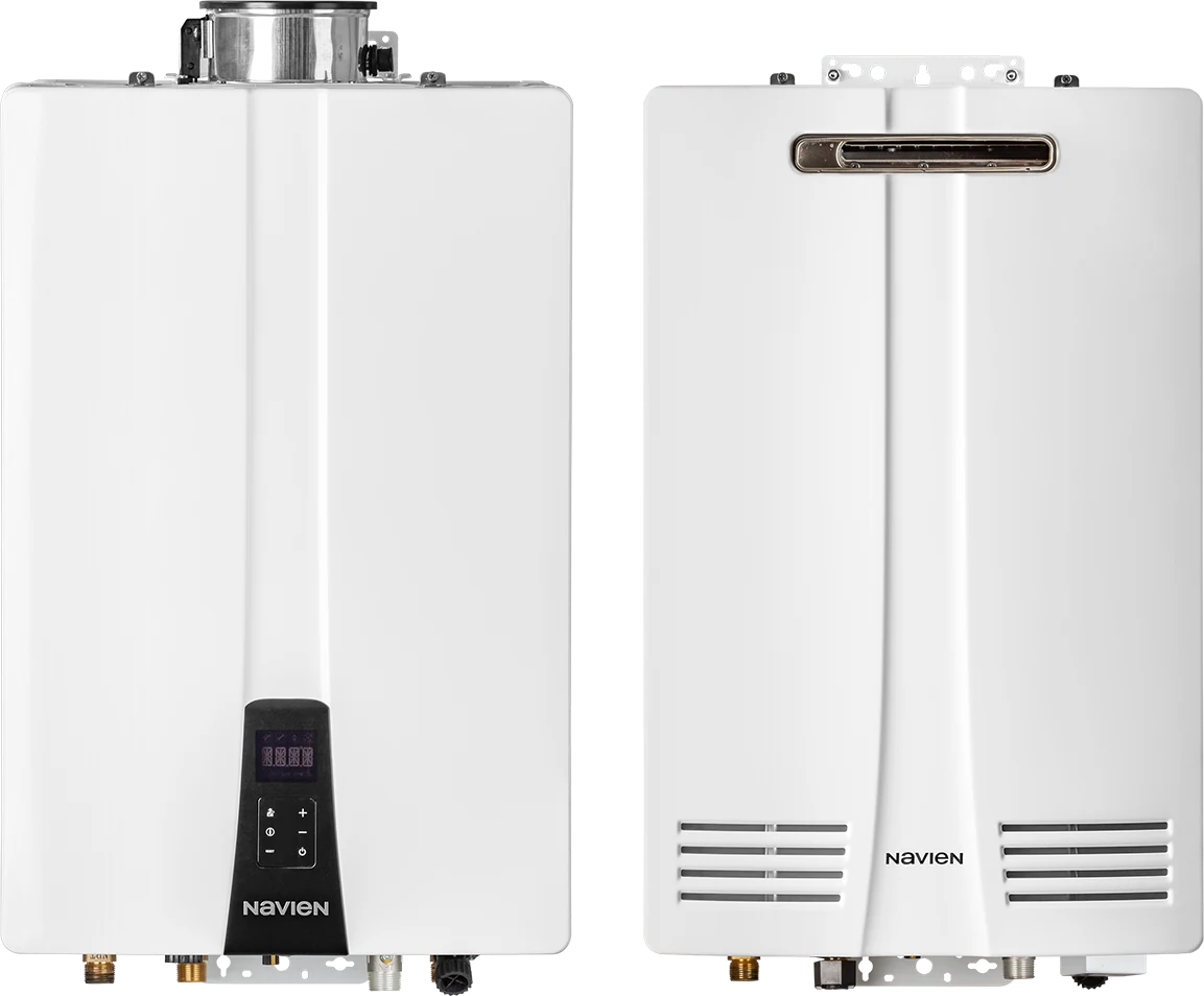 Navien NHW-S universal and exterior non-condensing tankless water heaters