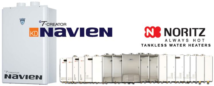 Tankless water heater installations